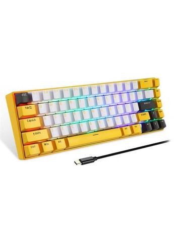 Клавиатура беспроводная BK67 Longhua Blue Yellow (mtbk67ymb) Motospeed (354734012)