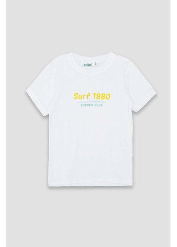 Белая летняя футболка Essu