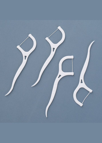 Флос-зубочистки флосери зубна нитка з тримачем у контейнері 50 шт. (AH0114_2) No Brand (306559644)