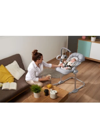 Шезлонг Up & Down Heather Grey, арт. 915020 Beaba (369165233)