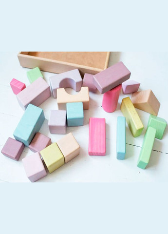 Дитячий дерев'яний конструктор, 24 дет. (7416/KD-255-10) Клевер (324423444)