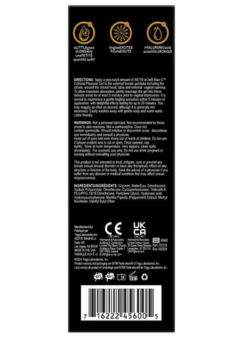 Возбудительный гель для клитора Wow Max O Clitoral Arousal Gel, легкое покалывание (15 мл) Wet (360966495)