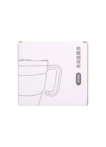 Термочашка Coffee & Tea з трубочкою бежева HP-14-23BE Yiwu (372716370)
