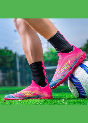 Красные футбольные сороконожки No Brand без шнурков