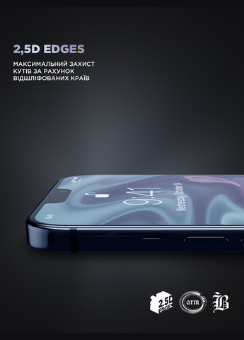 Защитное стекло Supreme Black Icon для Apple iPhone 16 Pro (ARM78037) ArmorStandart (343050580)