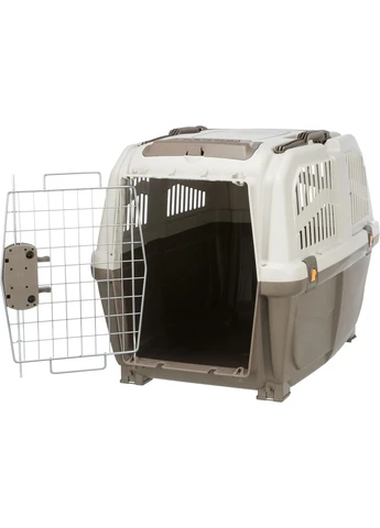 Переноска Skudo 6 для собак до 40 кг пластикова коричнева 63 x 70 x 92 см Trixie (299705505)