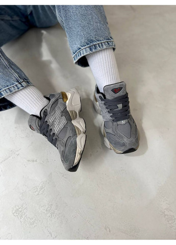 Серые демисезонные кроссовки мужские new balance 9060 grey нью беланс 9060 No Brand