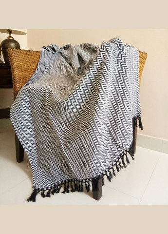 Плед хлопковый "Black Night" 125х175 см a-3197 Silk Route (301940820)