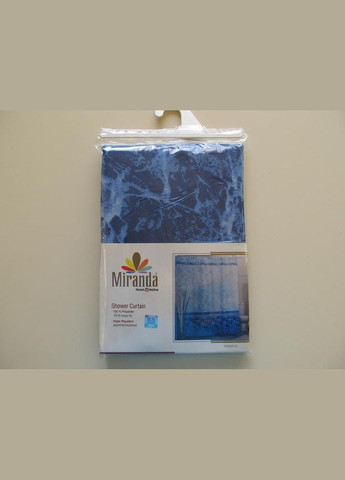 Шторка для ванної та в душ тканинна 180х200 см Marmer Su Blue Miranda (342105206)