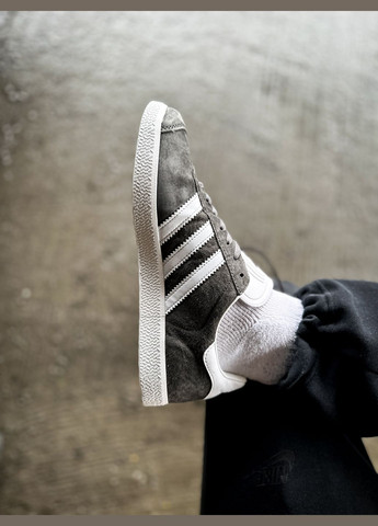Сірі всесезон кросівки чоловічі і жіночі adidas gazelle gray | адідас газель сірі No Brand