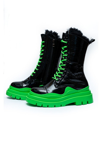 Зимние ботинки 00989 черные Verendina