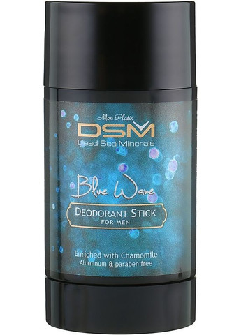 Дезодорант для чоловіків "Блакитна хвиля" Deodorant Stick Blue Wave 80ml (2-934391) Mon Platin DSM (369791433)