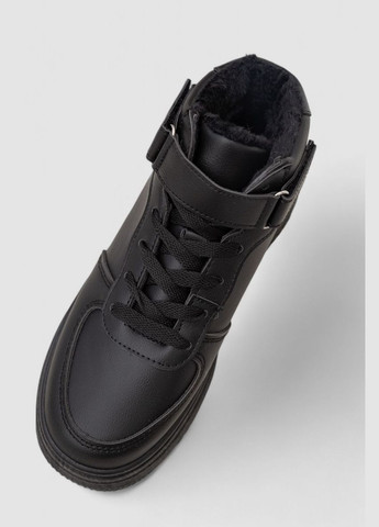 Кроссовки женские зимние на меху Ager Кроссовки чёрные зима (318561218)