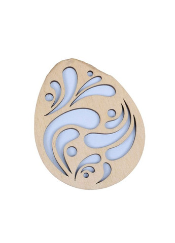 ЗD Подвеска яйцо натуральное с цветными подкладками цвет разноцветный CB-00216656 No Brand (319322296)