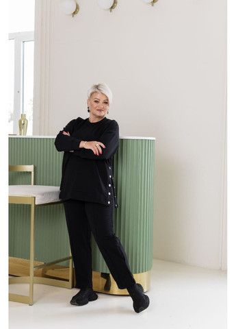 Женский трикотажный костюм с туникой (размерная сетка в описании) GD/GL Модний простір (364965905)