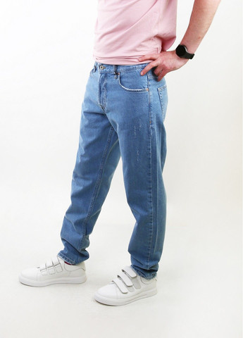 Голубые демисезонные джинсы Mtp