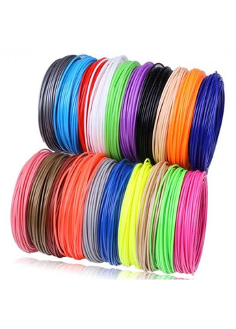 Пластик для -ручки PLA 20 шт для 3Д ручки 10 метрів колір набору пластику ПЛА органічний без запаху 3D (302890903)