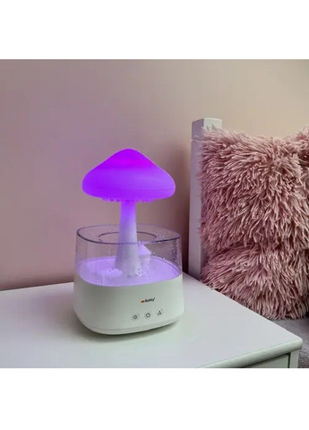 Увлажнитель воздуха ночник лампа светильник 8 режимов изменения цвета 3 режима дождя 26х16х16 см (478086-Prob) Грибок Unbranded (302467610)