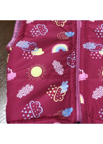 Жилетка-безрукавка для девочки из плащевки с утеплителем синтепон. Else (363553248)