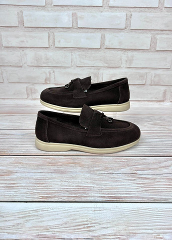 Hengji Женские лоферы из замши повседневные лоферы коричневый з натуральная замша, китай — демисезон (349446499)