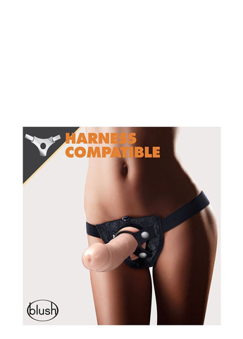 Фаллоимитатор самосмазывающийся Dr. Skin реалистичный, телесный Blush (332052836)