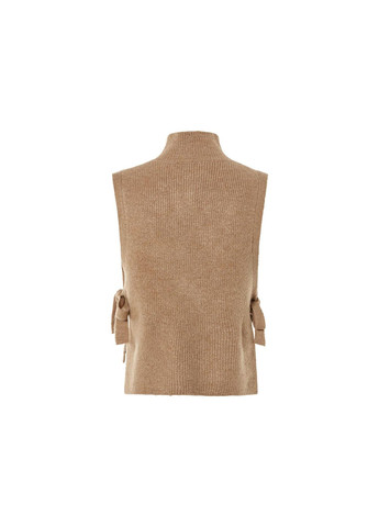 Теплий жилет рельєфної в'язки для жінки LYCRA® 477618 коричневий Esmara (370847520)