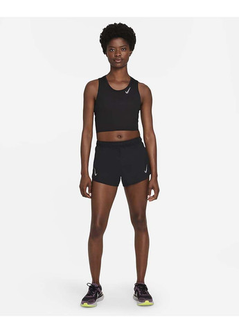 Женский Топ Dri-FIT Race Черный Nike (262599664)