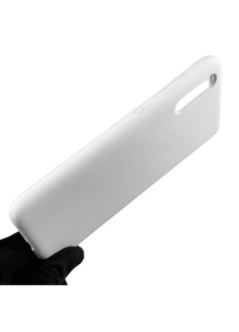 Чехол для Galaxy A50s (SM-A507F) силиконовый с микрофиброй нескользящий на самсунг а50с белый Samsung (366388133)