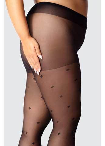 Колготки большого размера с принтом Diamond Rain 30 den Mona (349500460)