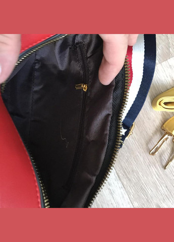 Женская маленькая сумка клатч через плечо из эко-кожи с геометрическим узором белая (sku_563) No Brand (330576975)