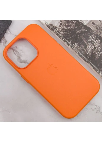 Шкіряний чохол Leather Case (AAA) with MagSafe and Animation для Apple iPhone 14 Pro (6.1") Epik (389816752)