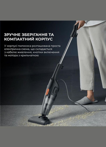 Ручной пылесос Corded Hand Stick Vacuum Cleaner (DX115C) DEERMA (277634692)