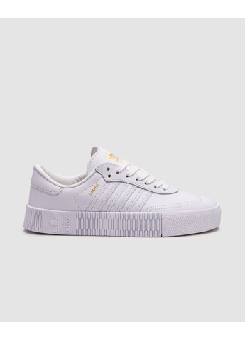 КРОСІВКИ ЖІНОЧІ ADIDAS SAMBA ROSE ALL WHITE АДІДАС САМБА No Brand білі демісезони (367172478)