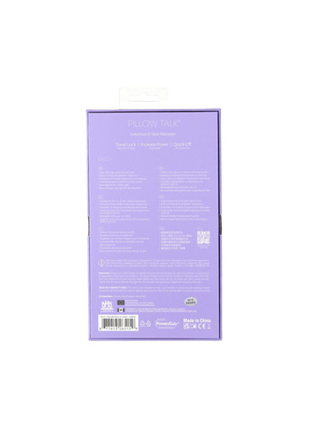 Роскошный вибратор Sassy Purple Special Edition, Сваровски, повязка на глаза+игра CherryLove Pillow Talk (283251291)