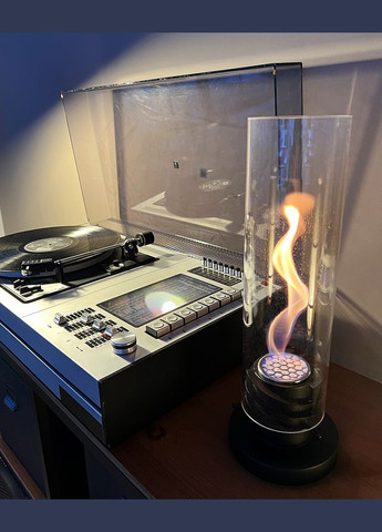 Біокамін - настільний вогонь Franklin Spin чорний Nice & Cozy fireplace franklin spin (280916326)