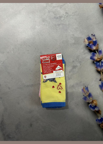 Розовые носки 2 пары Lycra рисунки (316132328)