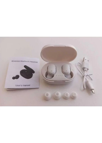Бездротові Bluetooth stereo навушники MI A6S PRO MiPods з кейсом Чорний No Brand (332636524)