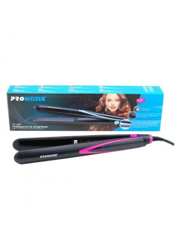 Плойка прасок для волосся з керамічним покриттям щипці Mozer MZ-7056 Pro Black Promozer (312486093)