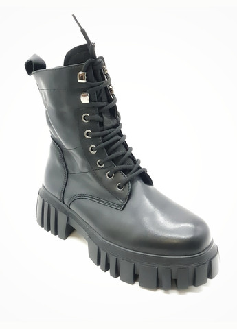 Жіночі черевики зимові чорні шкіряні PP-10-1 23 см (р) PL PS (260010364)