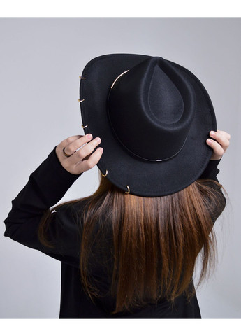 Шляпа Федора Ковбойка унисекс с декором и цепочкой No Brand (362346136)