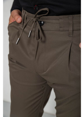 Штани чоловічі класичні однотонні, колір хакі, 157RU02-014 Ager (362046738)