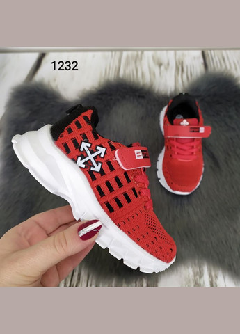 Червоні осінні кросівки дитячі для дівчинки Канарейка