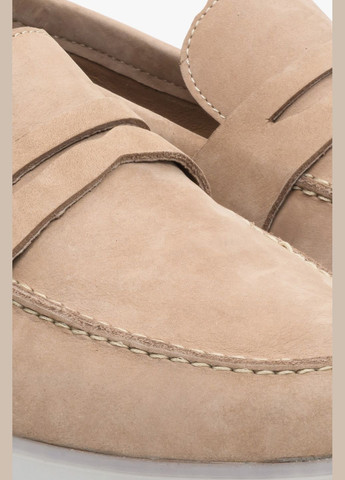 Бежевые лоферы, цвет бежевый Estro