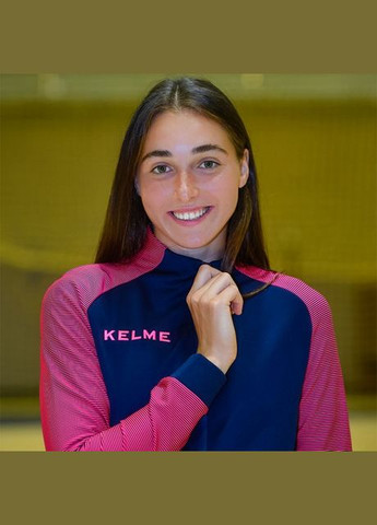 Олимпийка MONTES темно-синяя с розовыми рукавами 3871300.9420 Kelme модель (280925443)