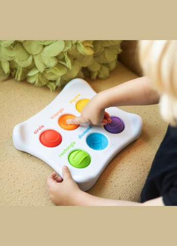 Сенсорна розвиваюча іграшка Fat Brain Toys Dimpl Duo F208EN Колір Форма Брайль No Brand (322394950)