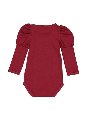 Дитяче боді для новонародженої дівчинки Бордовий (25111218) Green Cotton (368801834)