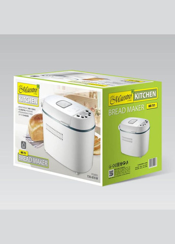 Хлебопечь (хлебопечка) White (MR-751) Maestro (334004478)