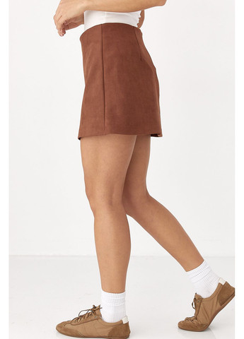 Жіноча замшева міні-спідниця Lurex (355077394)