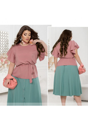 Пудровая блуза Liton