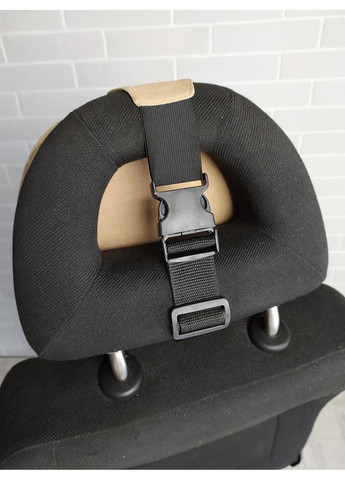 Подушка на підголівник в авто EKKOSEAT. Об'ємно-каркасна. Бежева. Ekko Seat (353718835)